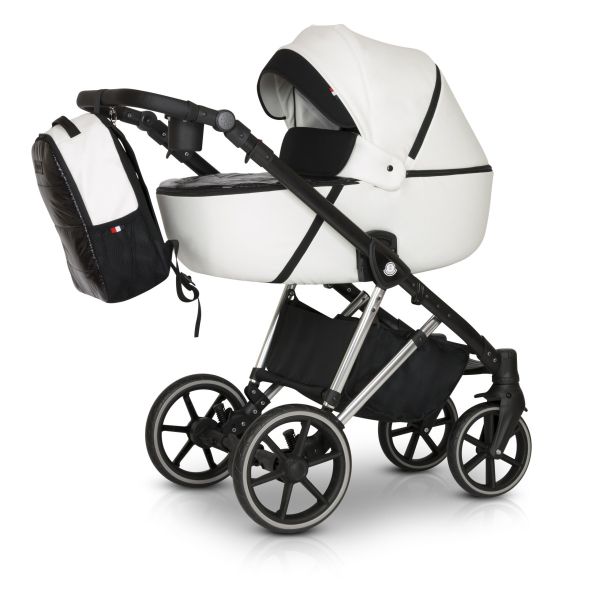 Коляска 2 в 1 Verdi Makan Elektro 08 Metalik White