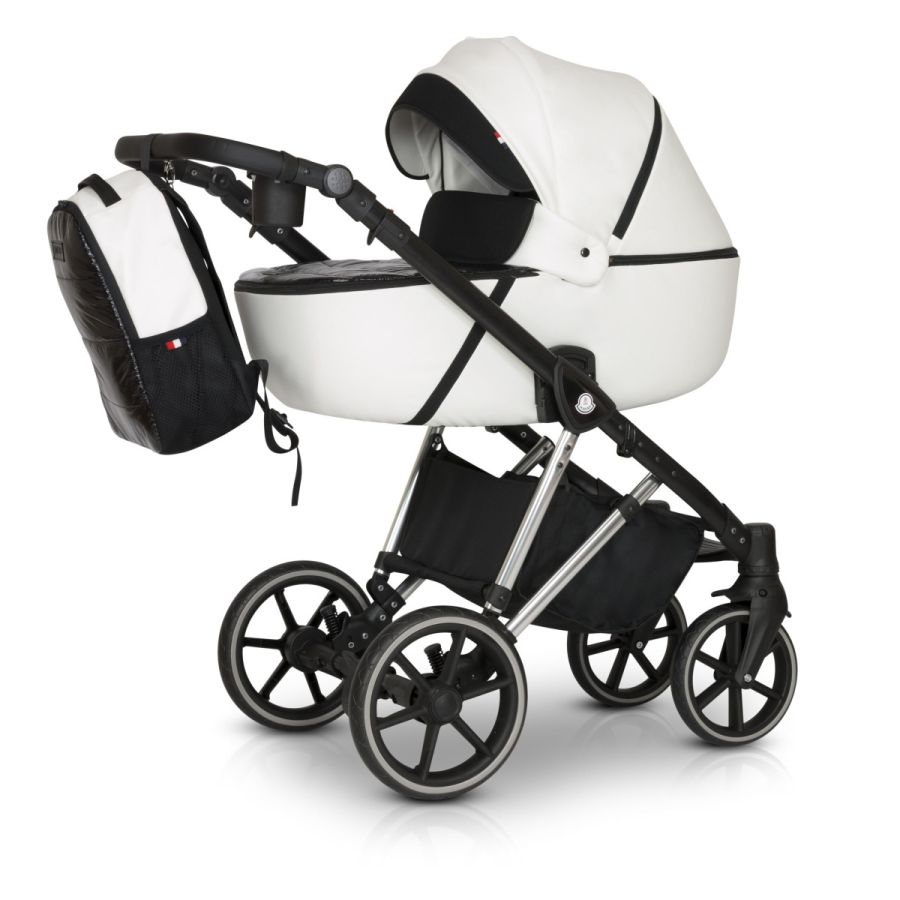 Коляска 2 в 1 Verdi Makan Elektro 08 Metalik White