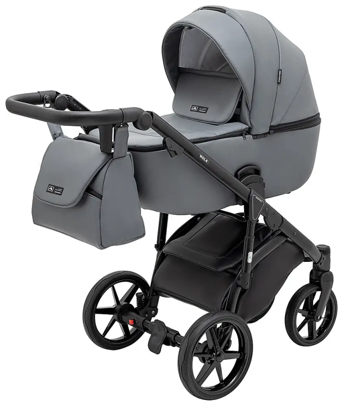 Коляска 2 в 1 Adamex Nola Eco SA-32 сірий