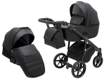 Коляска 2 в 1 Adamex Nola Eco SA-2 чорний
