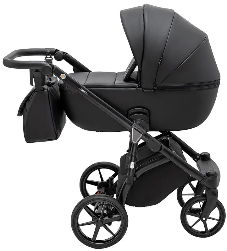 Коляска 2 в 1 Adamex Nola Eco SA-2 чорний