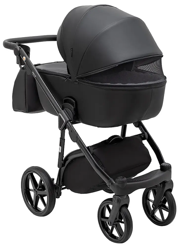 Коляска 2 в 1 Adamex Nola Eco SA-2 чорний