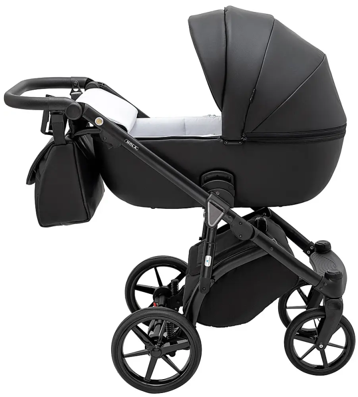 Коляска 2 в 1 Adamex Nola Eco SA-2 чорний