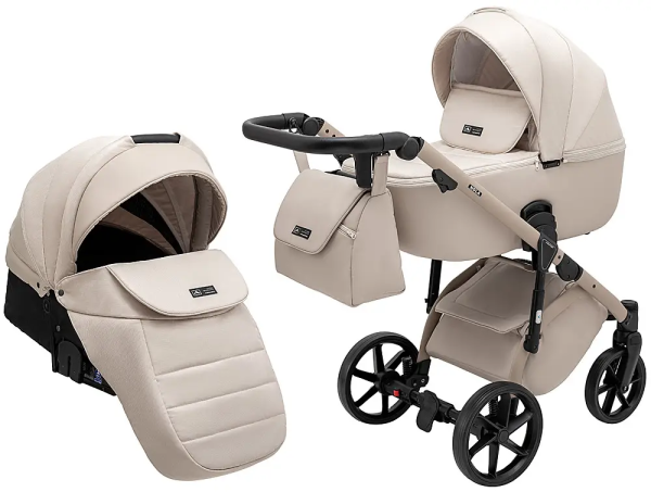 Коляска 2 в 1 Adamex Nola Natura 3 Vanilla