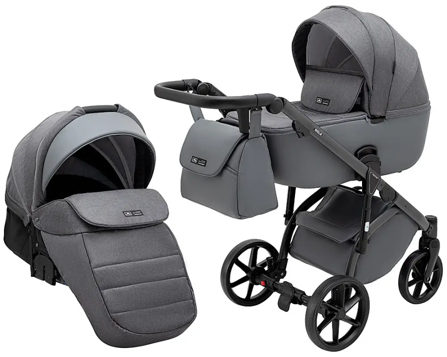 Коляска 2 в 1 Adamex Nola Natura 10 Stone