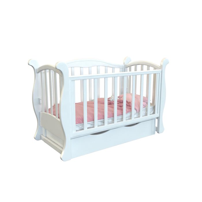 Детская кроватка - диван Angelo Lux - 6 белая