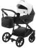 Коляска 2 в 1 Bair Kiwi шкіра 100% BK-51/15 білий - чорний
