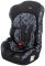 Автокресло Bair Alpha 1/2/3 (9-36 кг) DA1424 черный - темно-синий (круги)