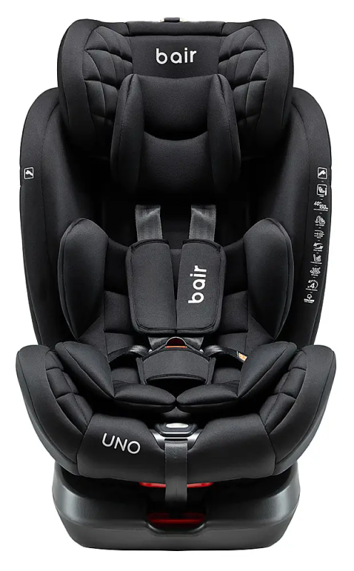Автокресло Bair Uno 360 i-size Isofix TB-01 Total Black