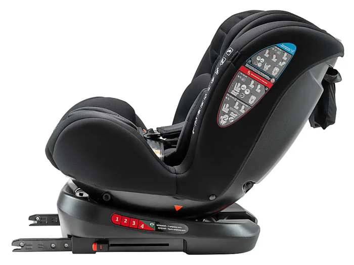 Автокресло Bair Uno 360 i-size Isofix TB-01 Total Black