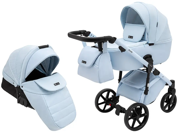 Коляска 2 в 1 Adamex Nola Natura 1 Sky
