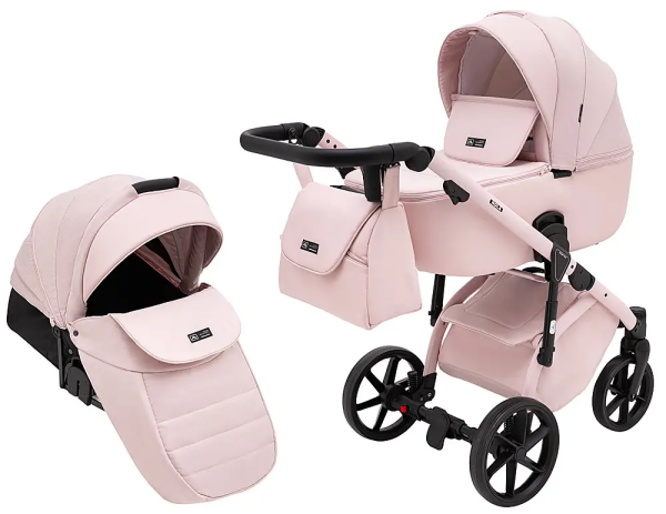 Коляска 2 в 1 Adamex Nola Natura 2 Rose