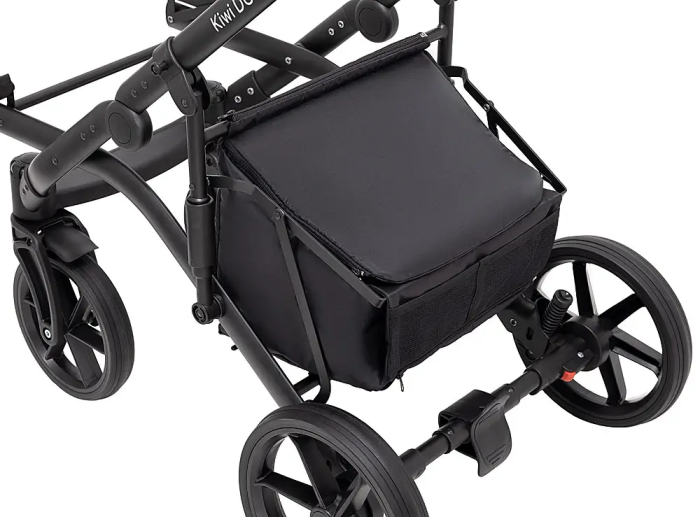 Коляска 2 в 1 для двойни Bair Kiwi DUO ECO BKD-33-1 капучино