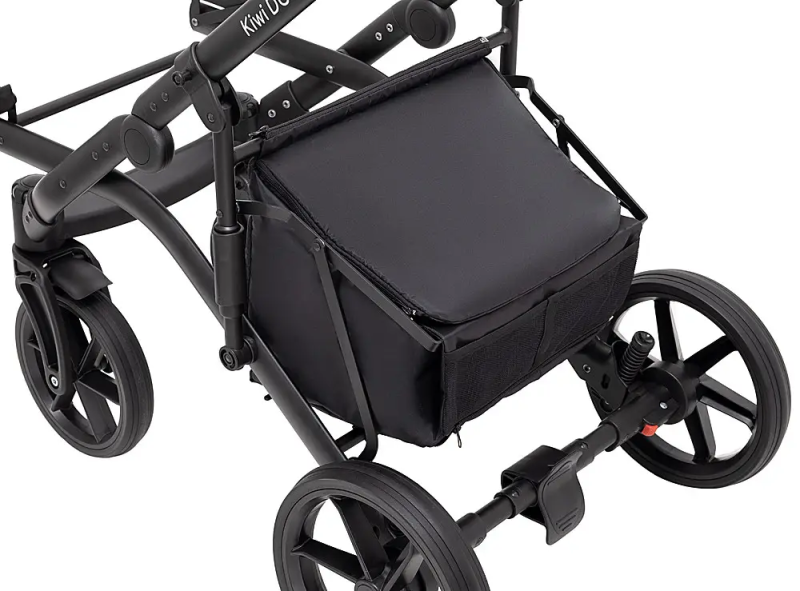 Коляска 2 в 1 для двійні Bair Kiwi DUO Soft BKD-455 капучино