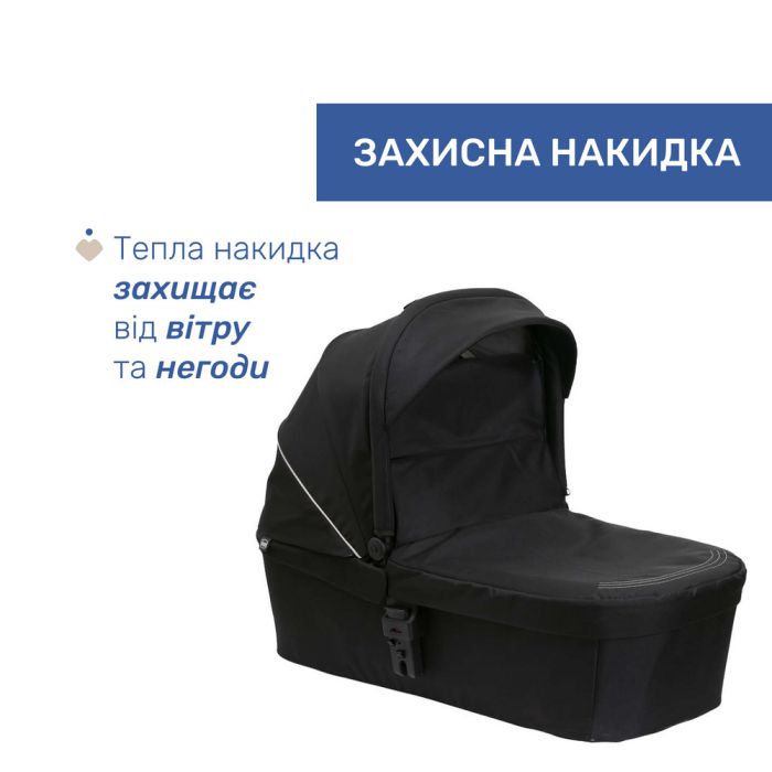 Коляска 2 в 1 Chicco Seety Etna Black