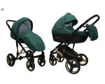 Коляска 2 в 1 Mikrus Onyx 67 зелений смарагд