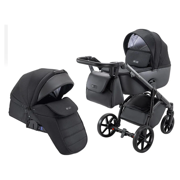 Коляска 2 в 1 Adamex Nola Natura 11 Carbon