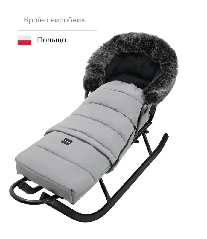 Зимний конверт Bair Arctic Owl Grey