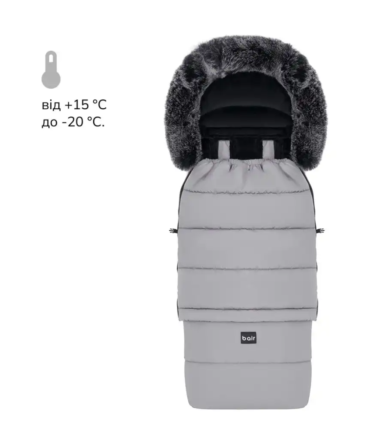 Зимовий конверт Bair Arctic Owl Grey