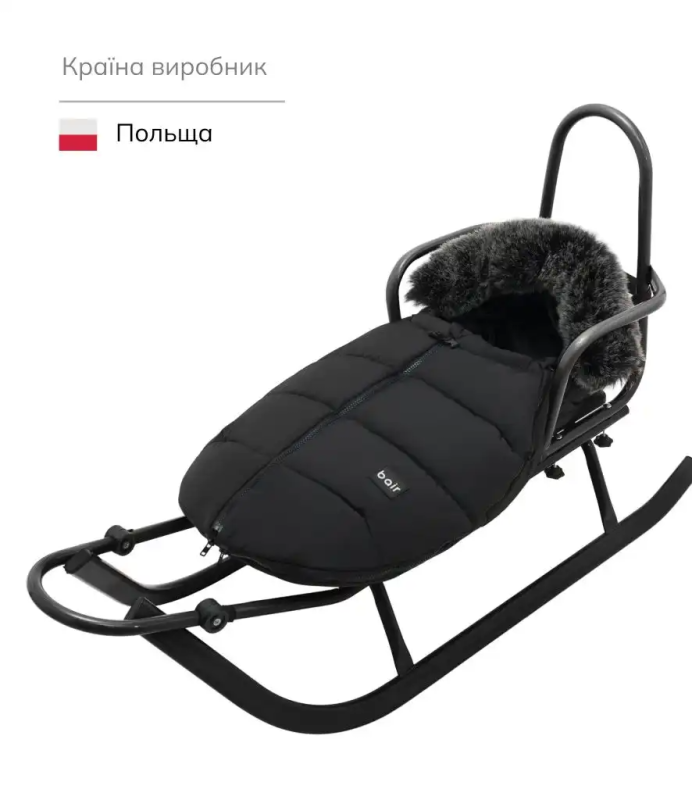Зимовий конверт Bair Cocon Mini Black Noire