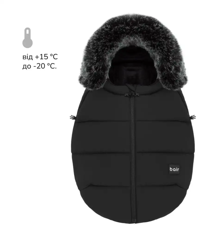 Зимовий конверт Bair Cocon Mini Black Noire