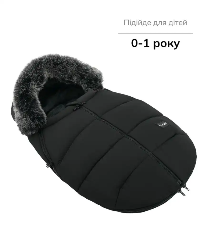Зимовий конверт Bair Cocon Mini Black Noire