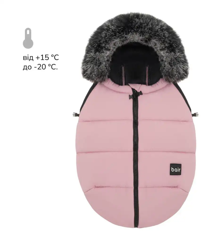 Зимний конверт Bair Cocon Mini Dusty Pink