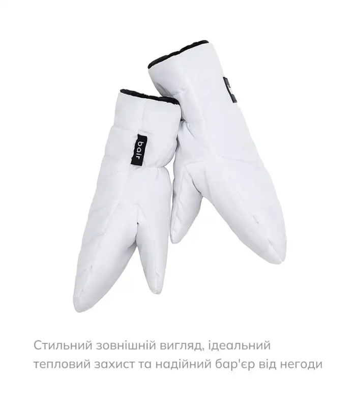 Рукавицы Bair Cozy Mitts White Swan