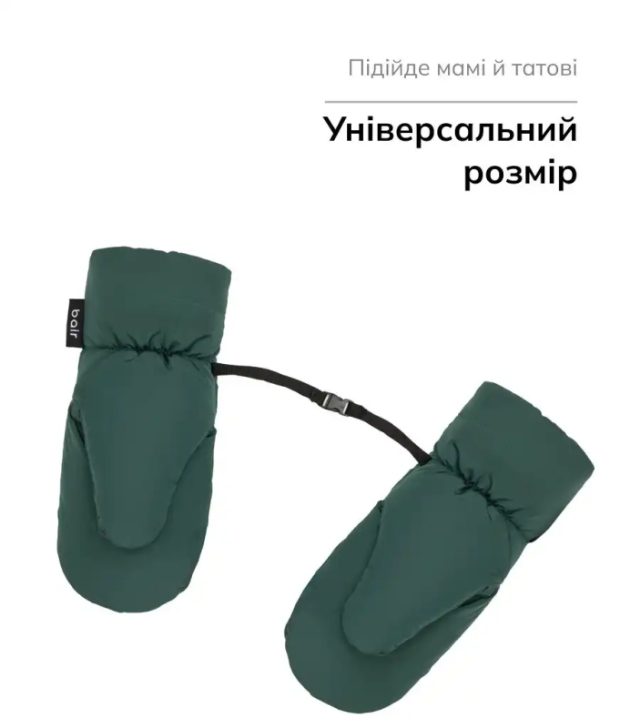 Рукавицы Bair Cozy Mitts Amazing Green