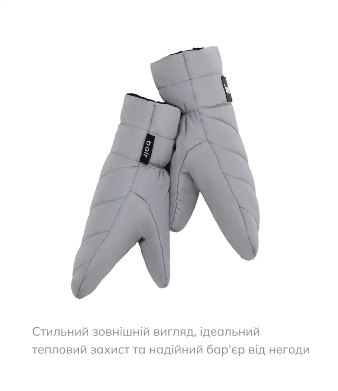 Рукавицы Bair Cozy Mitts Owl Grey