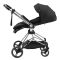 Коляска 2 в 1 Bair Moon Silver Edition MS-01 черный