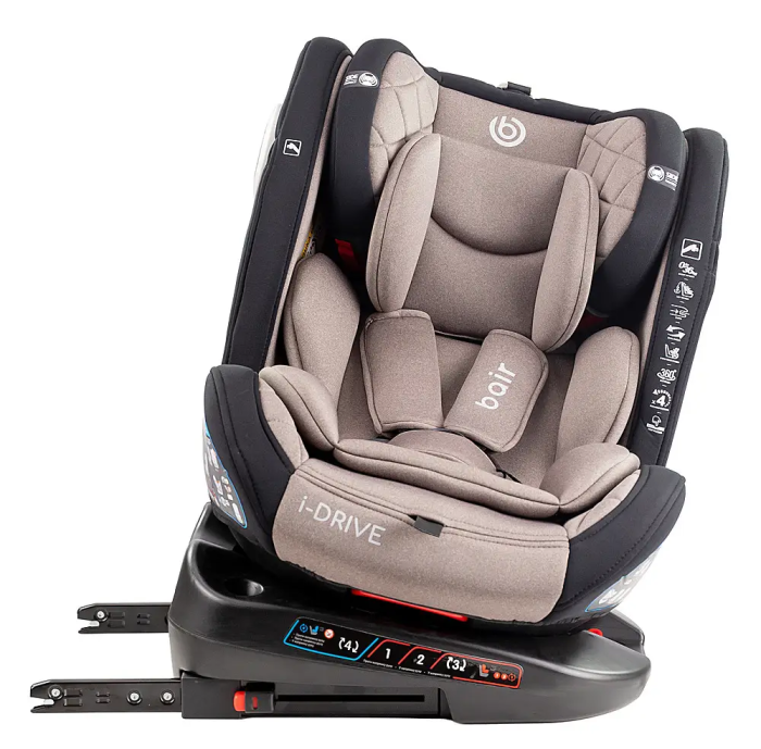 Автокресло Bair i-Drive 360 Isofix BG-03 Greige