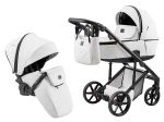 Коляска 2 в 1 Adamex Dolce Eco SA-1 белый