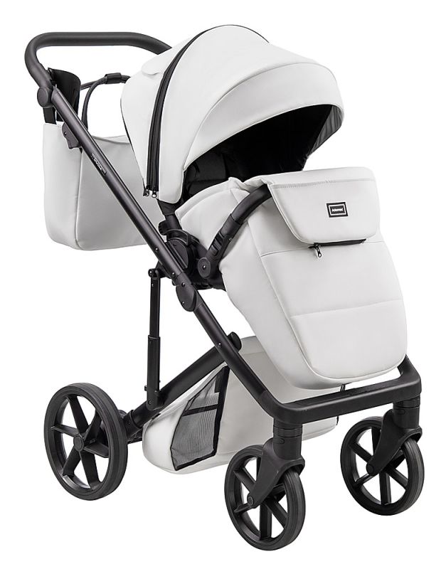 Коляска 2 в 1 Adamex Dolce Eco SA-1 белый