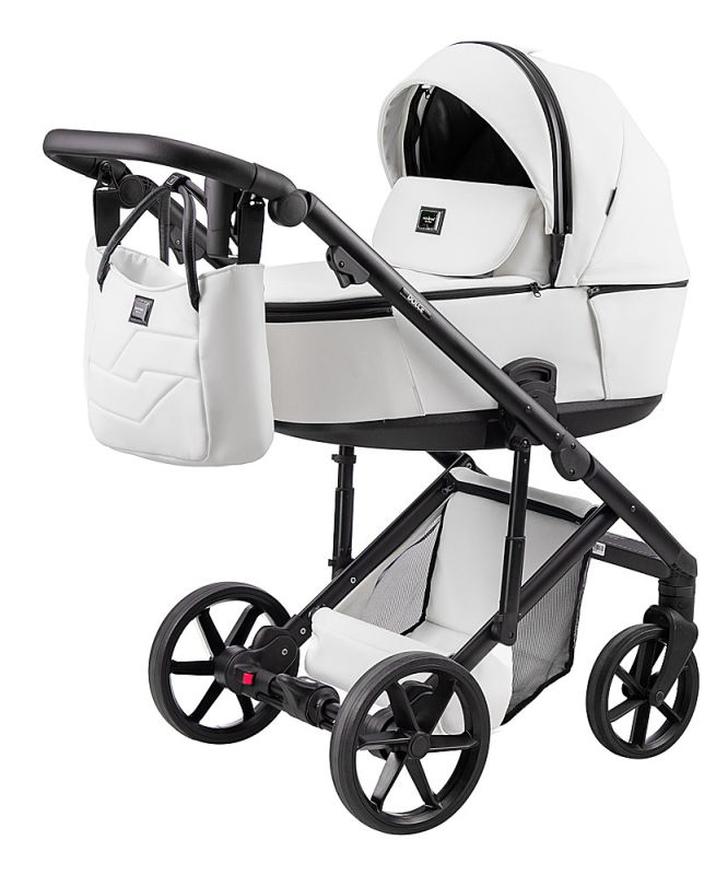 Коляска 2 в 1 Adamex Dolce Eco SA-1 белый