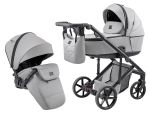 Коляска 2 в 1 Adamex Dolce Eco SA-3 светло-серый