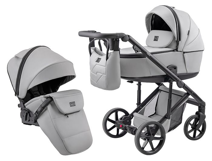 Коляска 2 в 1 Adamex Dolce Eco SA-3 светло-серый