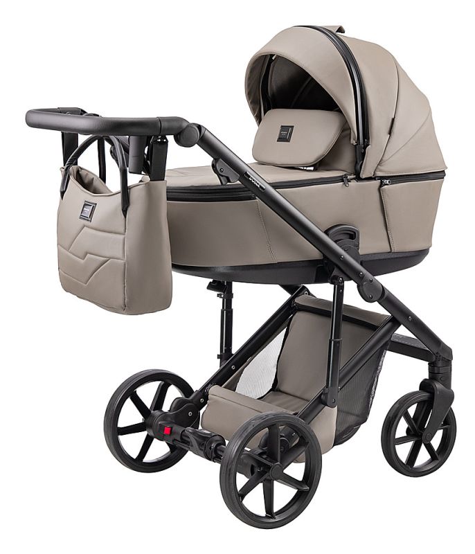 Коляска 2 в 1 Adamex Dolce Eco SA-9 темный капучино