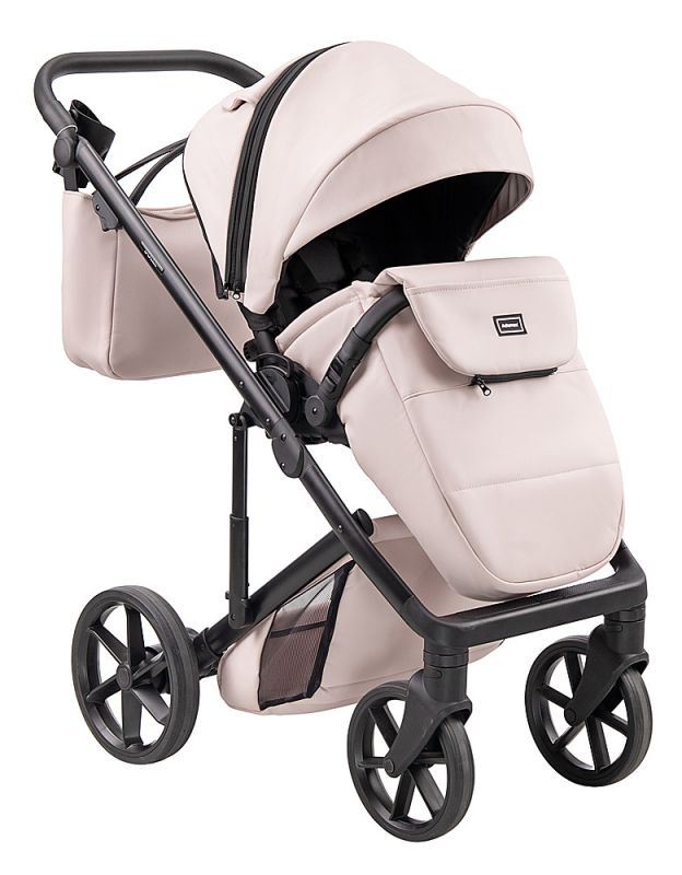 Коляска 2 в 1 Adamex Dolce Eco SA-15 розовый пудра