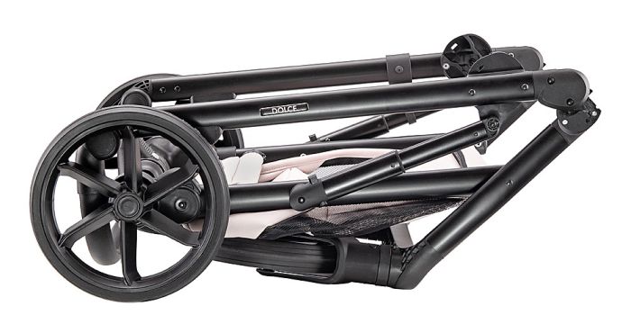 Коляска 2 в 1 Adamex Dolce Eco SA-15 розовый пудра