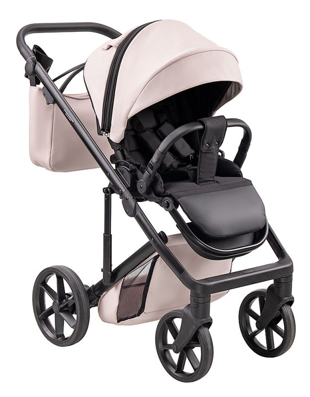 Коляска 2 в 1 Adamex Dolce Eco SA-15 розовый пудра