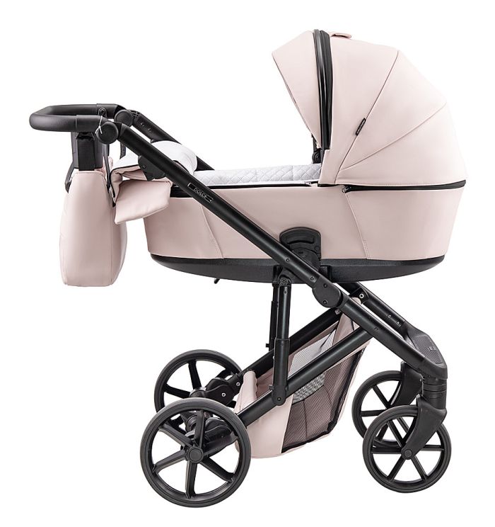 Коляска 2 в 1 Adamex Dolce Eco SA-15 розовый пудра