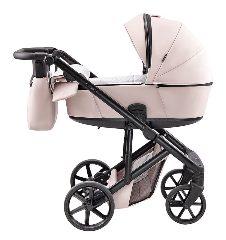 Коляска 2 в 1 Adamex Dolce Eco SA-15 розовый пудра