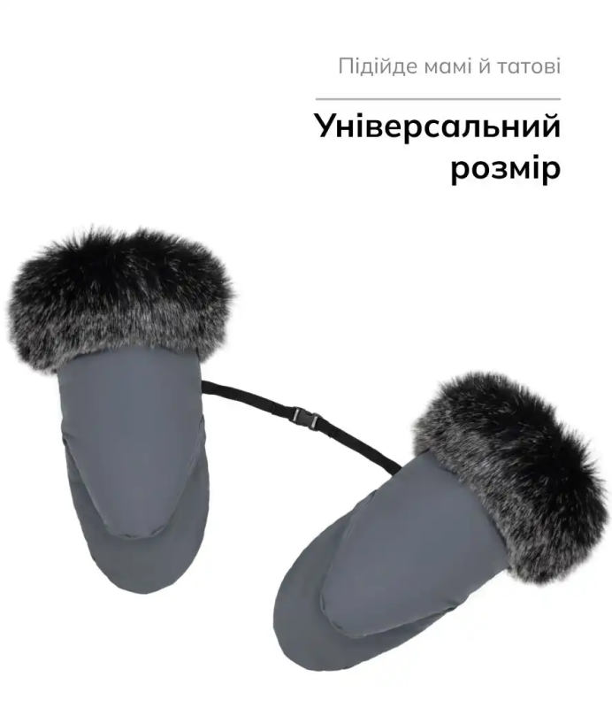 Рукавицы Bair Northmuff Graphite Blue