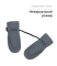 Рукавицы Bair Cozy Mitts Graphite Blue
