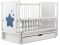 Кровать Babyroom Звездочка Z-03 маятник, ящик, откидной бок  бук белый