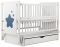 Кровать Babyroom Звездочка Z-03 маятник, ящик, откидной бок  бук белый