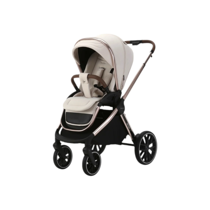 Коляска 2 в 1 Adamex Spark 1 Champagne Vanilla