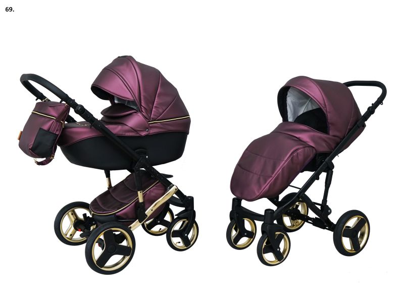 Коляска 2 в 1 Mikrus Onyx 69 фиолет