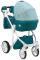Коляска 2 в 1 Adamex Luciano jeans Q204/1 голубой (зигзаг)